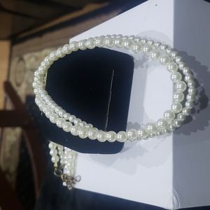 Vintage Pearl Necklace 2 lairs